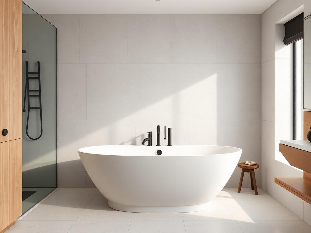 Luxury freestanding bath bathroom